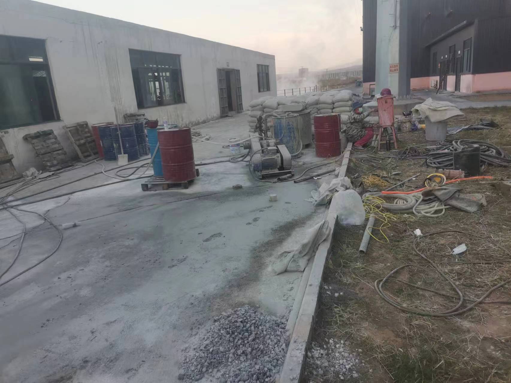 克什克腾厂房地基沉降注浆